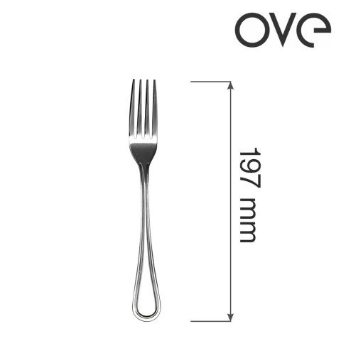 widelec Bologna OVE połysk sztućce gastronomiczne 197 mm 700471