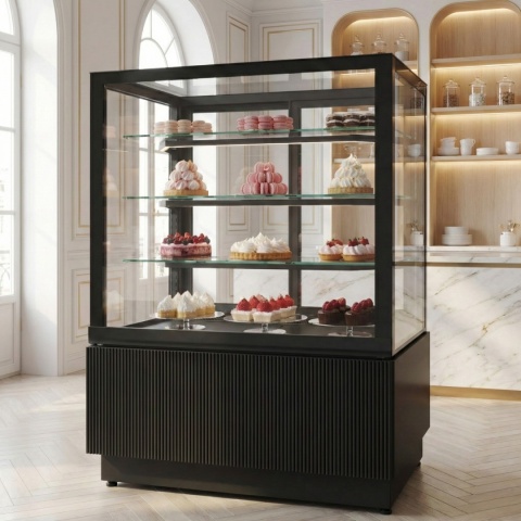 witryna cukiernicza Resto Quality Dolce Fresca 900 z przeszklonym frontem