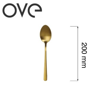 Łyżeczka do herbaty Fjord Gold 147 mm stal 18/0 bez niklu złota matowa PVD OVE 700433