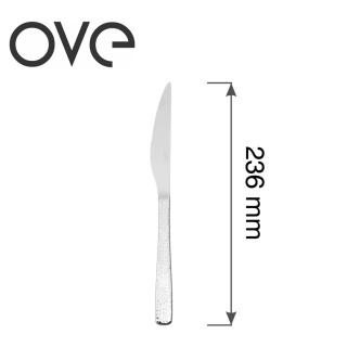 Nóż stołowy Veneto 236 mm stal 18/10 do gastronomii i domu OVE 763872