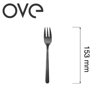 Widelczyk do ciasta Fjord Black 153 mm stal 18/0 bez niklu czarny matowy PVD OVE 700341