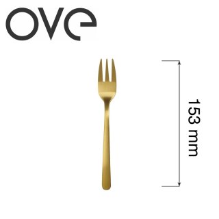 Widelczyk do ciasta Fjord Gold 153 mm stal 18/0 bez niklu złoty matowy PVD OVE 700440