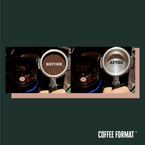 Automatyczny czyścik do kolb 53–58,5 mm Coffee Format