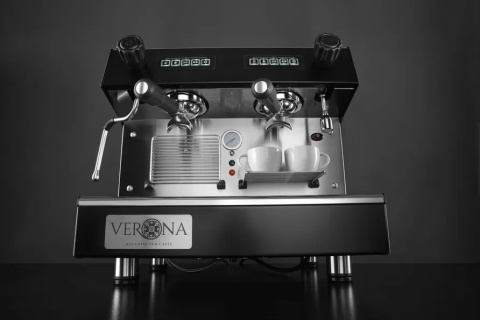 ekspres kolbowy do kawy czarny Verona Julia Compact dla restauracji