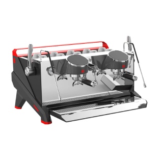 Ekspres kolbowy 2-grupowy Izensso Raptor Black czarny do kawy i herbaty T3 Multi-Boiler 6100W