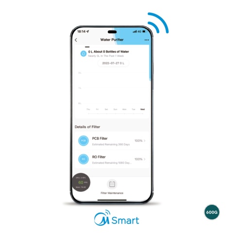 Midea CWRC600-A106 filtr RO z aplikacją mobilną WiFi