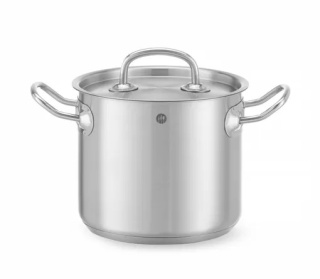 Garnek wysoki 32L ⌀360×320 mm Kitchen Line z pokrywką stal nierdzewna - HENDI 837139