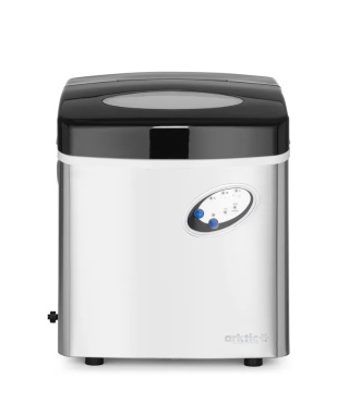 Kostkarka do lodu 15 kg/24h nablatowa Kitchen Line zasobnik 4,5 kg kostki cylindryczne Arktic 271551 – 390x455x699 mm