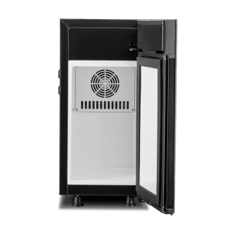 Lodówka do mleka Fresco C4 4L 0°C do 4°C do ekspresów automatycznych czarna szkło - 220x450x454 mm