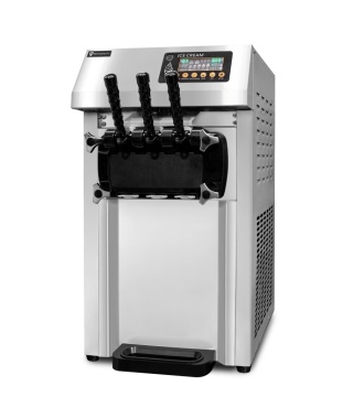 Maszyna do lodów włoskich 20-24 l/h 2x4L 3 smaki pompa napowietrzająca Resto Quality RQBJT126S 420x540x760mm