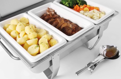 pojemnik GN porcelanowy biały bufetowy Fine Dine 783023