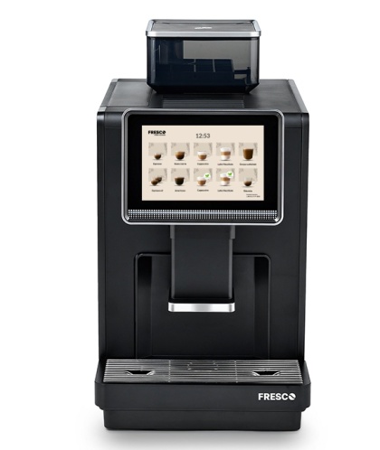 Ekspres automatyczny Fresco X45 do kaw czarnych i mlecznych One Touch Cappuccino 2 termobloki telemetria płatności