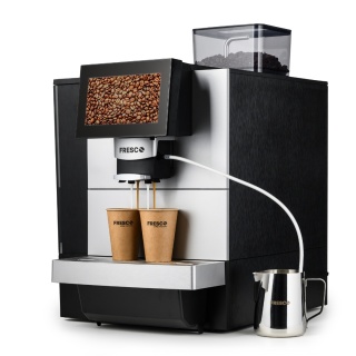 Ekspres automatyczny Fresco X85 do kaw czarnych i mlecznych 2 pompy 100 espresso 100 cappuccino/h jednoczesne podawanie mleka