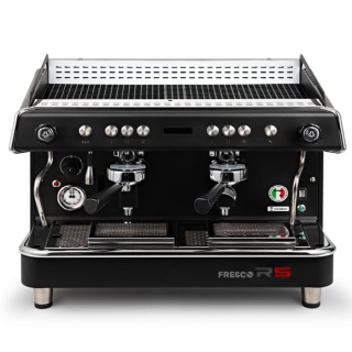 Ekspres kolbowy gastronomiczny Fresco RS 2GR 2 grupy bojler miedziany 14L cold touch pompa rotacyjna - 783x607x521 mm