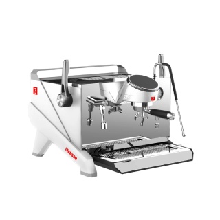 Ekspres kolbowy 1-grupowy Izensso Raptor White biały do kawy i herbaty – T3 Multi-Boiler PID Digital