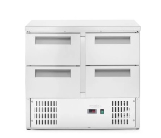 Stół chłodniczy 247L netto 112L 4 szuflady GN 1/1 stal nierdzewna 2°C do +8°C Arktic 236154 - 900x700x855 mm