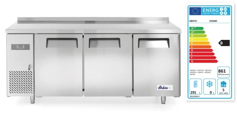 stół chłodniczy 390L Arktic Kitchen Line 3 drzwiowy