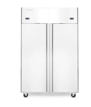 Szafa chłodniczo-mroźnicza 420L + 420L Profi Line GN 1/1 lodówka i zamrażarka 2-drzwiowa Arktic 233146 – 1200x740x1950 mm