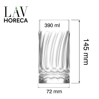 Szklanka wysoka Mallorca, 390ml