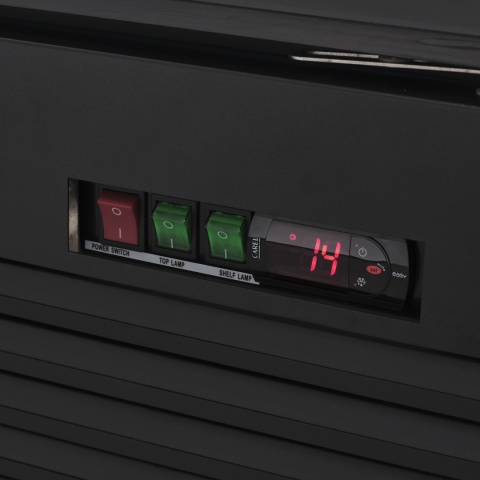 Witryna chłodnicza 1292L regał przeszklone drzwi i boki Resto Quality MDC1290BB – 1310x770x2060 mm