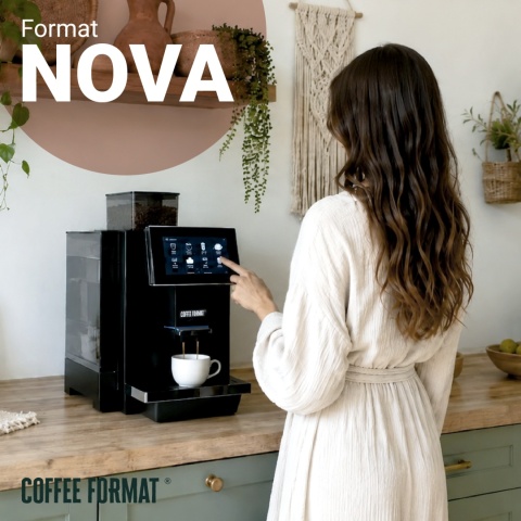 Ekspres Format NOVA 4L Black z ekranem dotykowym 7 cali