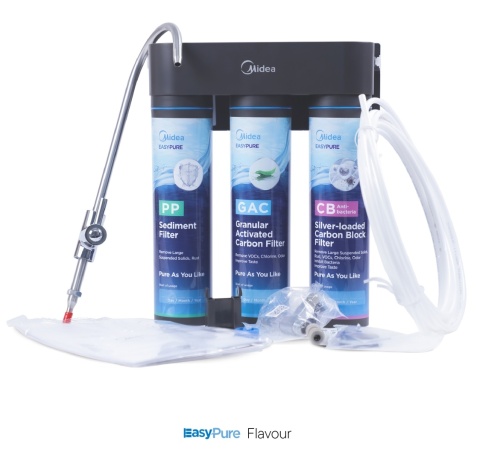 Filtr przepływowy Midea EasyPure Flavour 1232718484 z trzema wkładami
