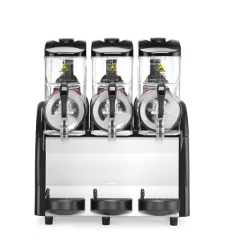 Granitor Arktic Profi Line 3x12L czarny 274385 - 1080W - 230V — 3 smaki granity slushy i zimne napoje