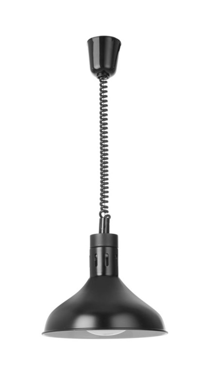Lampa do podgrzewania potraw czarna dzwon 250W Ø295×207 mm HENDI 273678