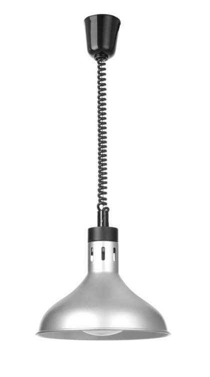 Lampa do podgrzewania potraw srebrna dzwon 250W Ø295×207 mm HENDI 273661