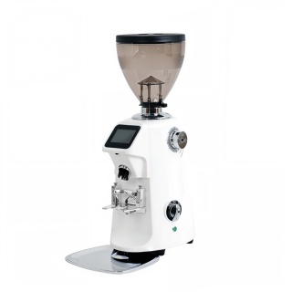 Młynek do kawy JX-680P White biały 74 mm z wagą automatyczną i żarnami płaskimi Coffee Format