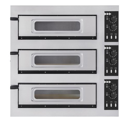 Piec do pizzy 3-komorowy Prismafood Basic 3/50 Glass and Light 1F010176