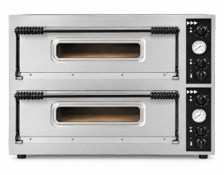 Piec do pizzy 2-komorowy HENDI Basic XL 66 12 pizz Ø35 cm 400V 18000W 1F010525