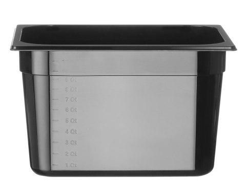 Pojemnik GN 1/2 11,9 l HENDI COOL czarny 882146