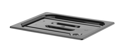 Pokrywka GN 1/2 325×265 mm COOL HENDI czarna z tworzywa SAN -40°C do +90°C 882450