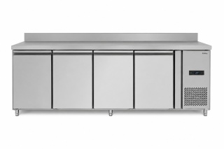 Stół chłodniczy 4-drzwiowy 450L z rantem 40 mm Arktic Profi Line GN 1/1 agregat boczny – 2230x700x839 mm 238165