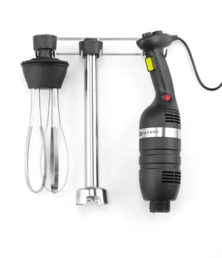 Zestaw blender ręczny 400 mm HENDI Kitchen Line mikser ze zmienną prędkością z rózgą 250 mm i wieszakiem 222393