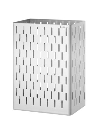 Pojemnik na zużyte ręczniki papierowe 60 l HENDI stal nierdzewna 350x270x550 mm - 809846