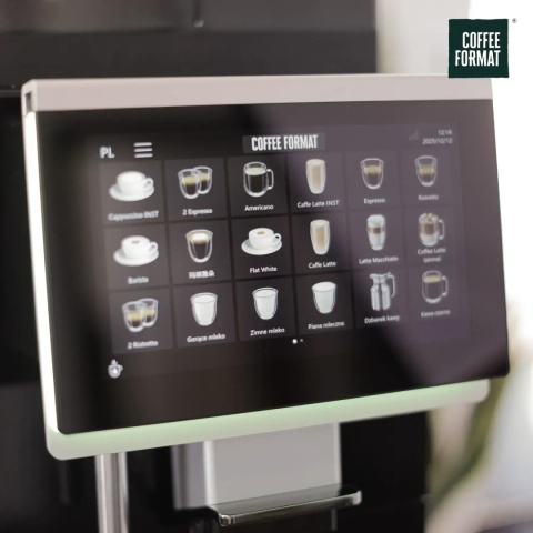 Gastronomiczny ekspres Coffee Format GROW MP M z ekranem dotykowym 10,1 cala
