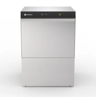 Zmywarka 500×500 mm HENDI Kitchen Line – na 6 tac GN 1/1, 400 V 6400 W 240038