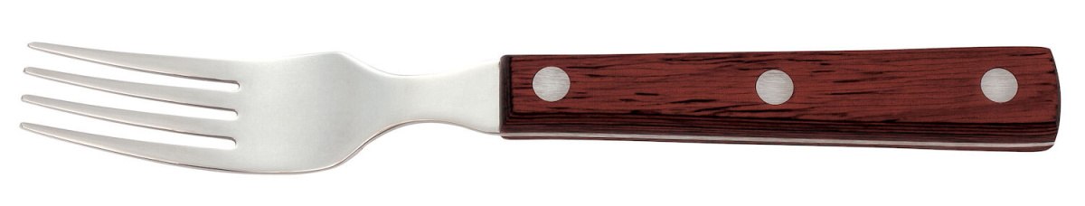 Widelec do steków z drewniana rękojeścią