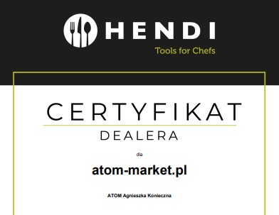 Atom-market.pl jest autoryzowanym dystrybutorem marki HENDI w Polsce