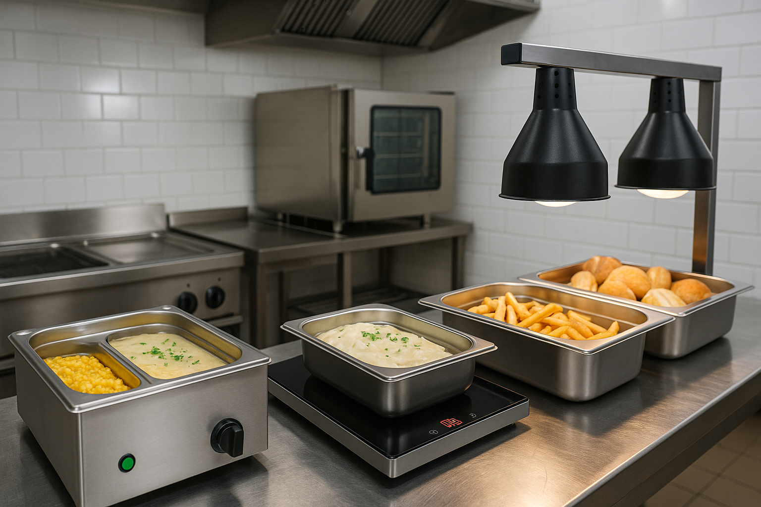 Bemary wodne, podgrzewacze indukcyjne czy lampy grzewcze? Jak utrzymać temperaturę potraw zgodnie z HACCP