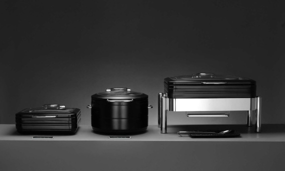 Jak wybrać elegancki podgrzewacz do bufetu? Poznaj serię De Luxe Black