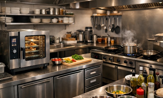 Wyposażenie kuchni w restauracji o małym metrażu – lista niezbędnych urządzeń