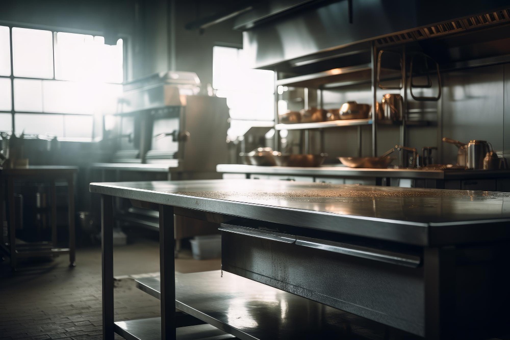 Stoły robocze ze stali nierdzewnej – jak wybrać idealny model do gastronomii?