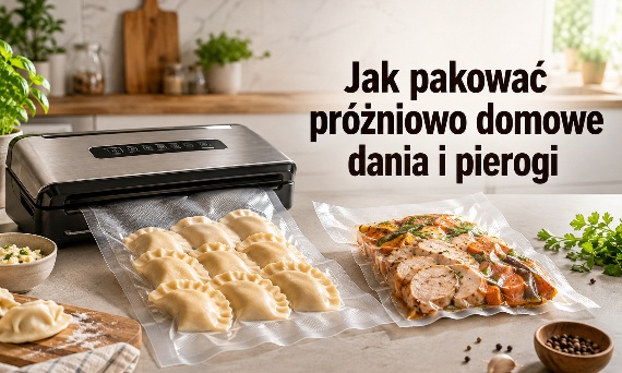 Jak pakować próżniowo domowe dania, pierogi i przetwory?