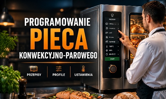 Jak programować piec konwekcyjno-parowy – przepisy, profile i zapisywanie ustawień