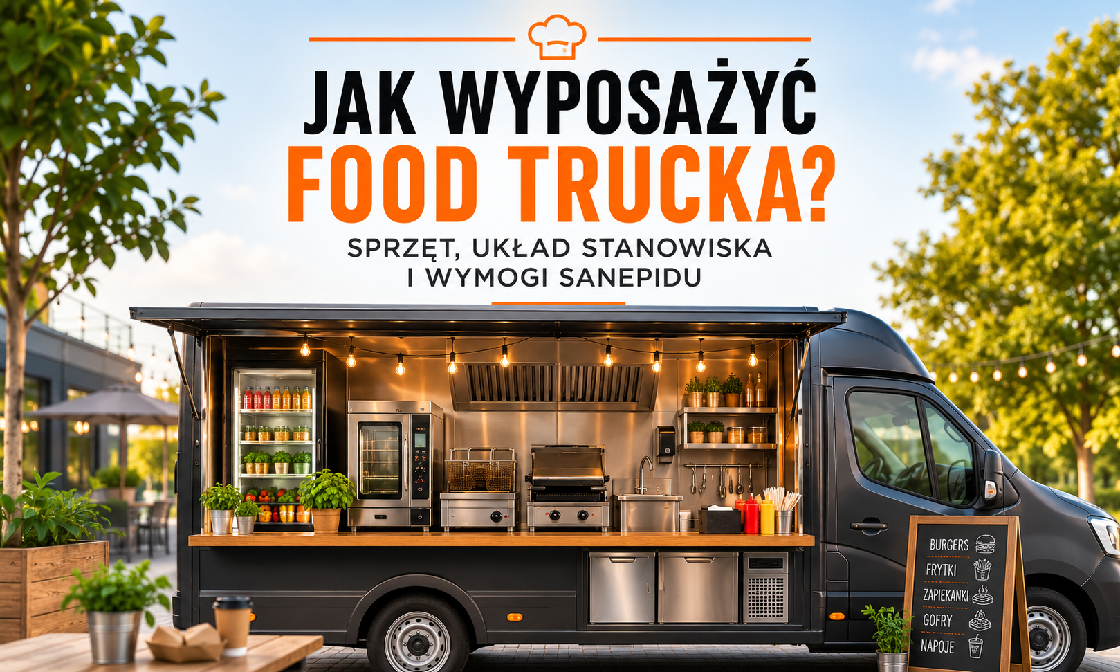 Jak wyposażyć food trucka? Sprzęt, układ stanowiska i wymogi sanepidu