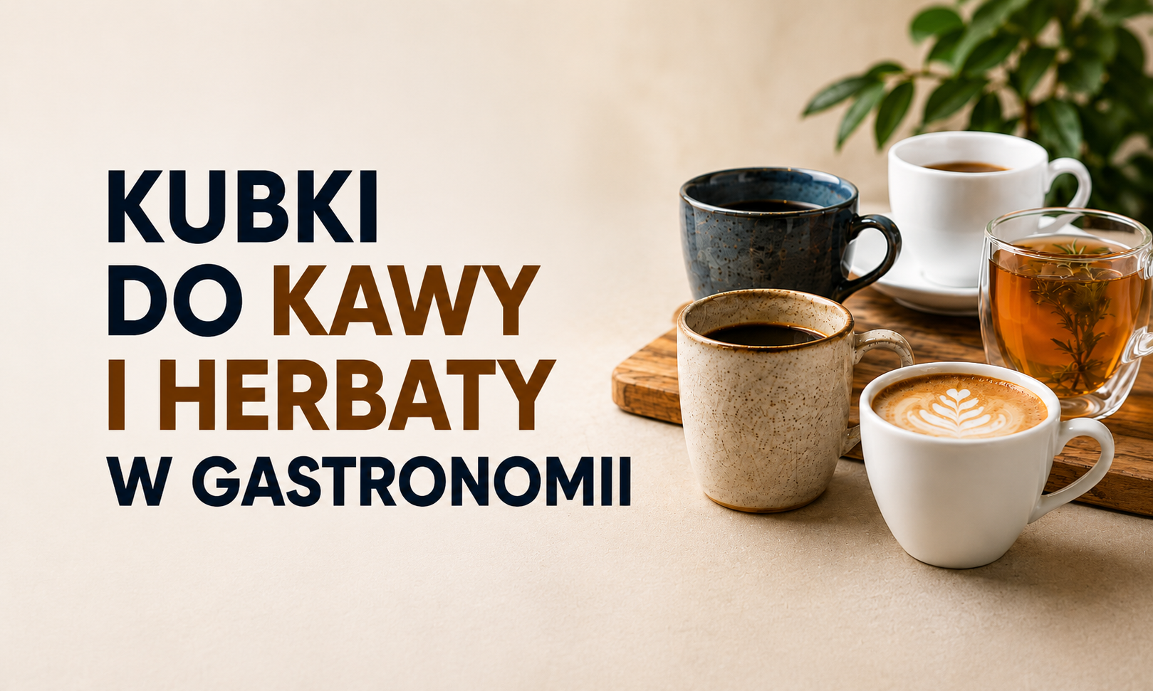 Kubki do kawy i herbaty w gastronomii – porcelana, kamionka i szkło