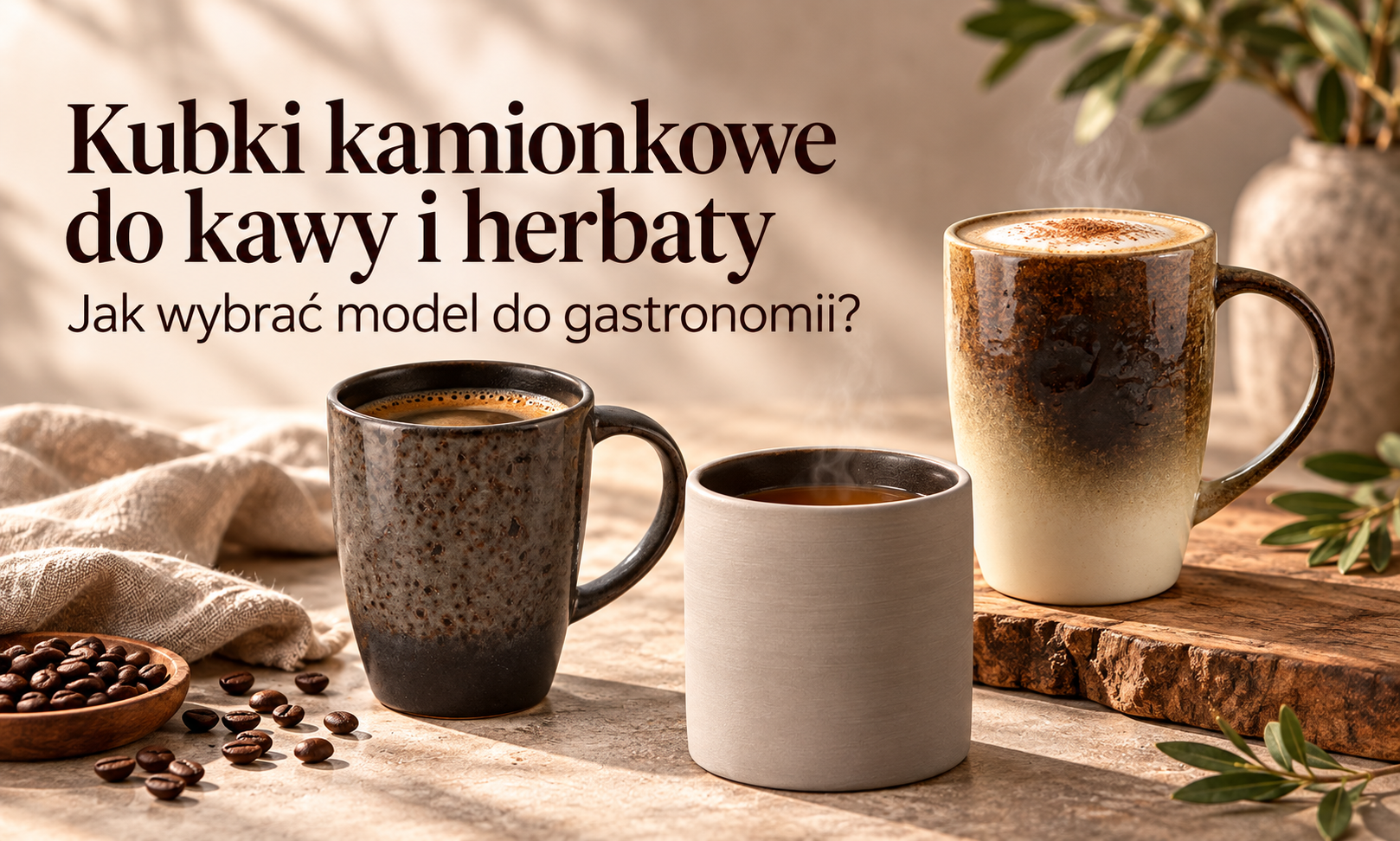 Kubki kamionkowe do kawy i herbaty – czym się różnią i który wybrać?
